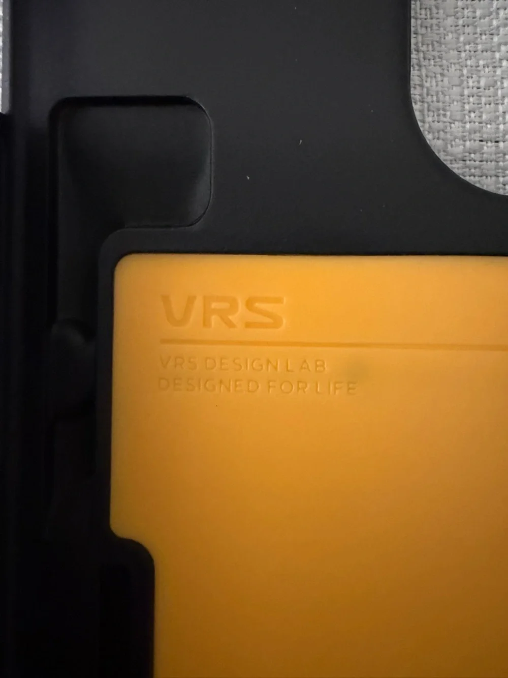VRS Design Damda Glide Case Black Card Holder iPhone 15 Plus(F139),
